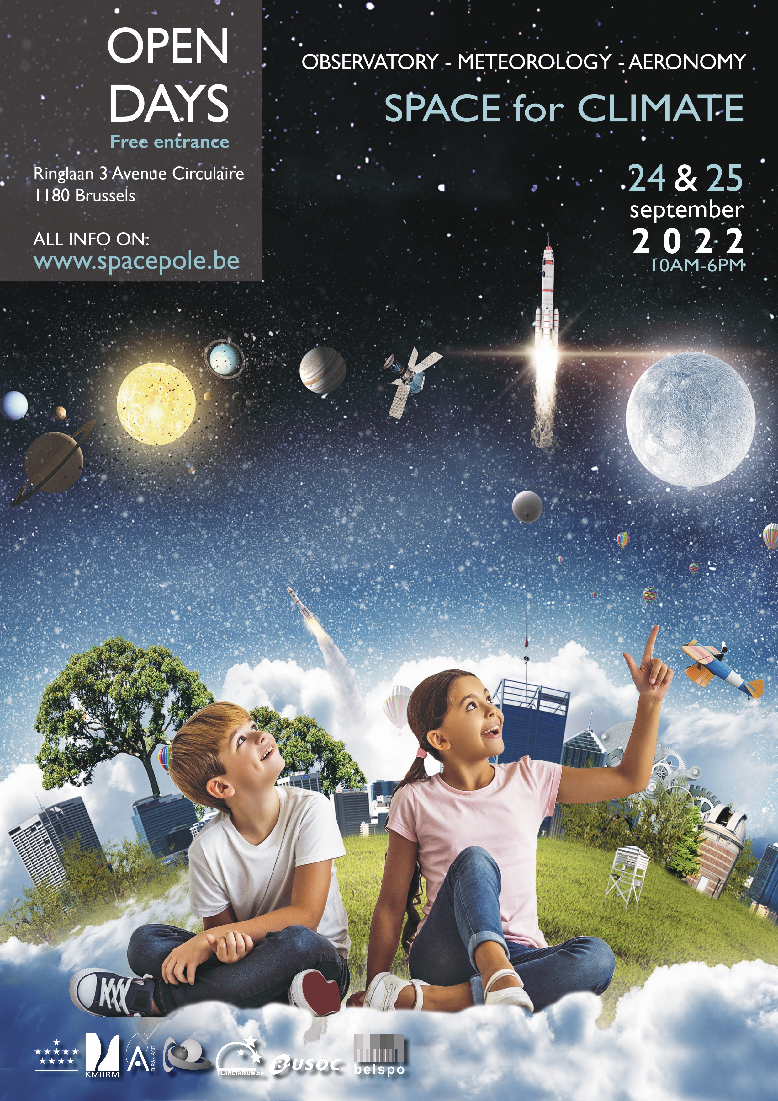 Poster for the OPen Doors of the Space Pole on 24-25 September
