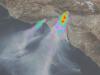 Fires over Los Angeles on 9 January 2025