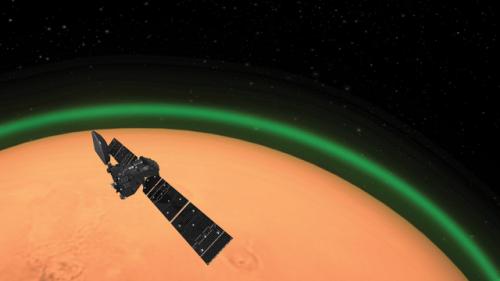 Airglow on Mars seen by TGO