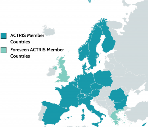 Etats membres ACTRIS 2024