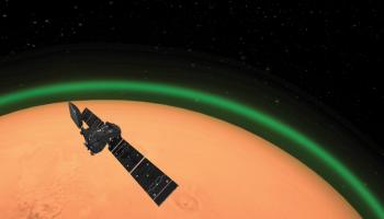 Airglow op Mars waargenomen door TGO