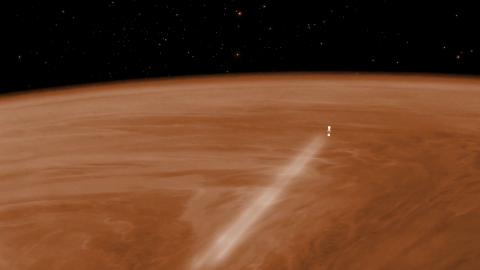 Aérofreinage de Vénus Express à la approche de la planète Vénus